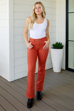 Load image into Gallery viewer, Mid Rise Slim Bootcut Judy Blue Jeans in Terracotta