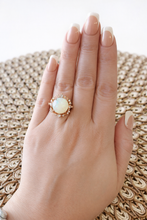 Load image into Gallery viewer, Elara Opal Champagne Gold Ring
