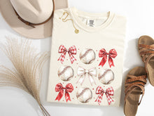 Load image into Gallery viewer, Baseball Coquette Graphic Tee