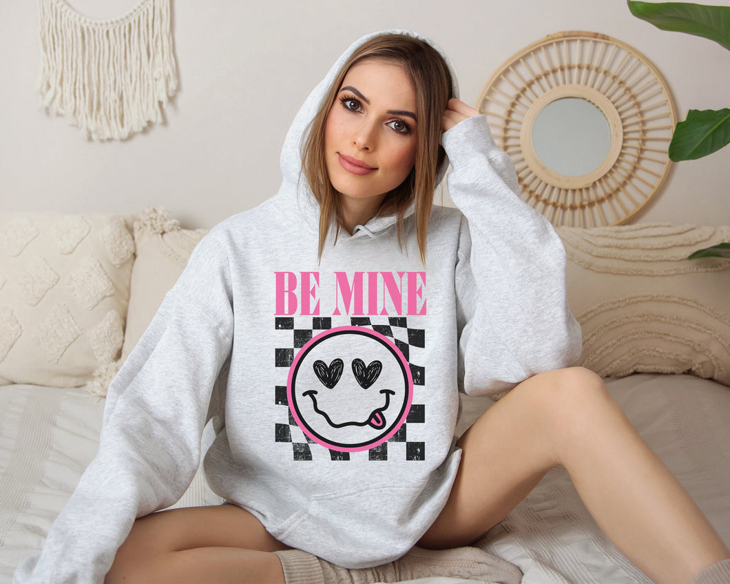 Be Mine Face Hoodie