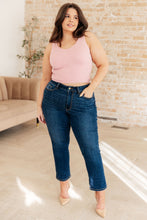 Load image into Gallery viewer, Mid Rise Vintage Cuffed Judy Blue Skinny Capri