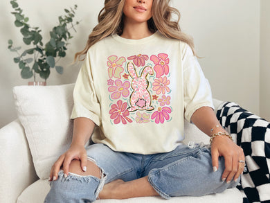 Boho Easter Bunny Graphic Tee