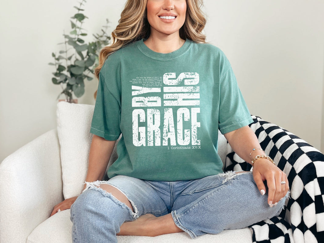 By His Grace Graphic Tee