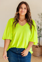 Load image into Gallery viewer, Cali Blouse in Neon Green