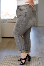 Load image into Gallery viewer, Charlotte High Rise Stone Wash Slim Judy Blue Jeans in Gray