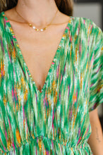 Load image into Gallery viewer, Chic Repeat V-Neck Dress in Multi-Color