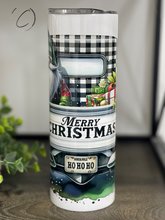 Load image into Gallery viewer, Christmas Gnome Truck 20oz Skinny Tumbler
