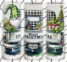 Load image into Gallery viewer, Christmas Gnome Truck 20oz Skinny Tumbler