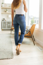 Load image into Gallery viewer, High Rise Button Fly Distressed Boyfriend Judy Blue Jeans