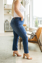 Load image into Gallery viewer, High Rise Button Fly Distressed Boyfriend Judy Blue Jeans