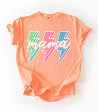 Load image into Gallery viewer, Lightening Check MAMA Graphic Tee
