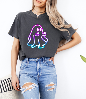 Neon Feral Ghost Graphic Tee