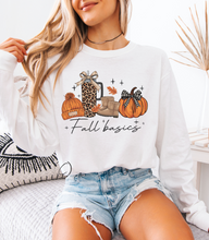 Load image into Gallery viewer, Fall Basics Long Sleeve Graphic Tee