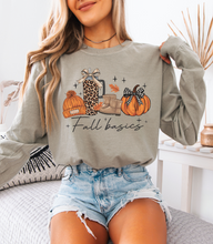 Load image into Gallery viewer, Fall Basics Long Sleeve Graphic Tee