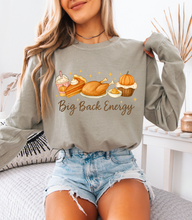 Load image into Gallery viewer, Big Back Energy Long Sleeve Graphic Tee