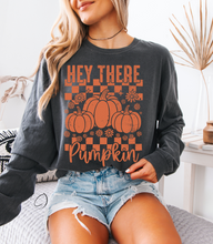 Load image into Gallery viewer, Hey There Pumpkin Long Sleeve Graphic Tee