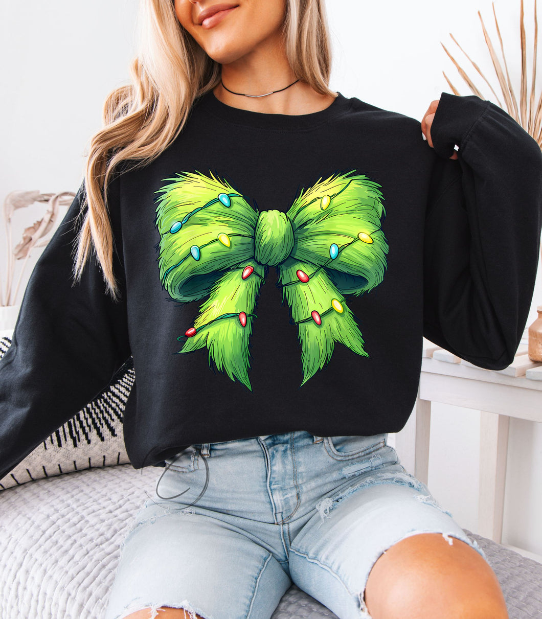 Holiday Cheer Bow Sweatshirt