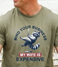 Load image into Gallery viewer, Mind Your Business Graphic Tee