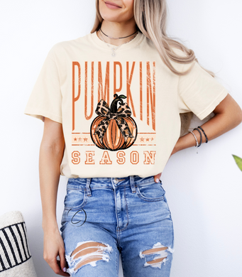 Leopard Pumpkin Season Graphic Tee