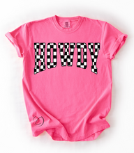 Load image into Gallery viewer, Howdy Checkered Graphic Tee