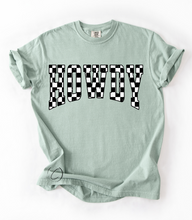 Load image into Gallery viewer, Howdy Checkered Graphic Tee