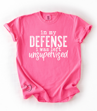 Load image into Gallery viewer, In My Defense Graphic Tee