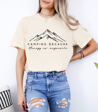 Load image into Gallery viewer, Because Therapy Is Expensive Graphic Tee