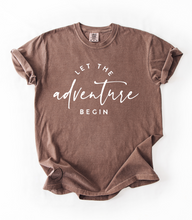 Load image into Gallery viewer, Let The Adventure Begin Graphic Tee