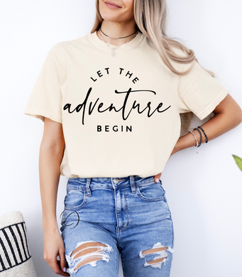 Let The Adventure Begin Graphic Tee