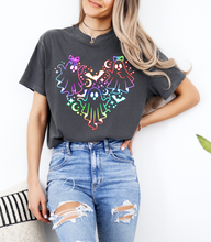 Load image into Gallery viewer, Neon Ghost Heart Graphic Tee