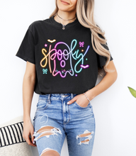 Load image into Gallery viewer, Neon Spooky Glow-Up Graphic Tee