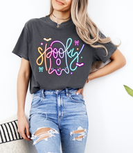 Load image into Gallery viewer, Neon Spooky Glow-Up Graphic Tee