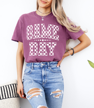 Load image into Gallery viewer, Checkered Distressed Gameday Graphic Tee