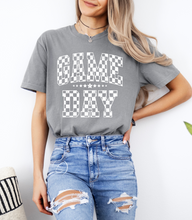 Load image into Gallery viewer, Checkered Distressed Gameday Graphic Tee