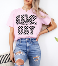 Load image into Gallery viewer, Checkered Distressed Gameday Graphic Tee