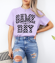 Load image into Gallery viewer, Checkered Distressed Gameday Graphic Tee