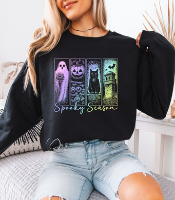 Multicolor Spooky Season Sweatshirt