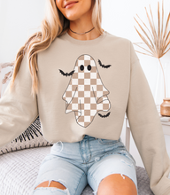 Load image into Gallery viewer, Checkered Ghost Sweatshirt