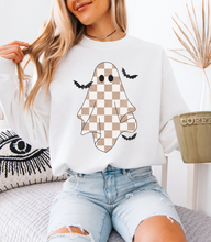 Load image into Gallery viewer, Checkered Ghost Sweatshirt