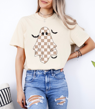 Load image into Gallery viewer, Checkered Ghost Graphic Tee