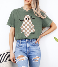 Load image into Gallery viewer, Checkered Ghost Graphic Tee