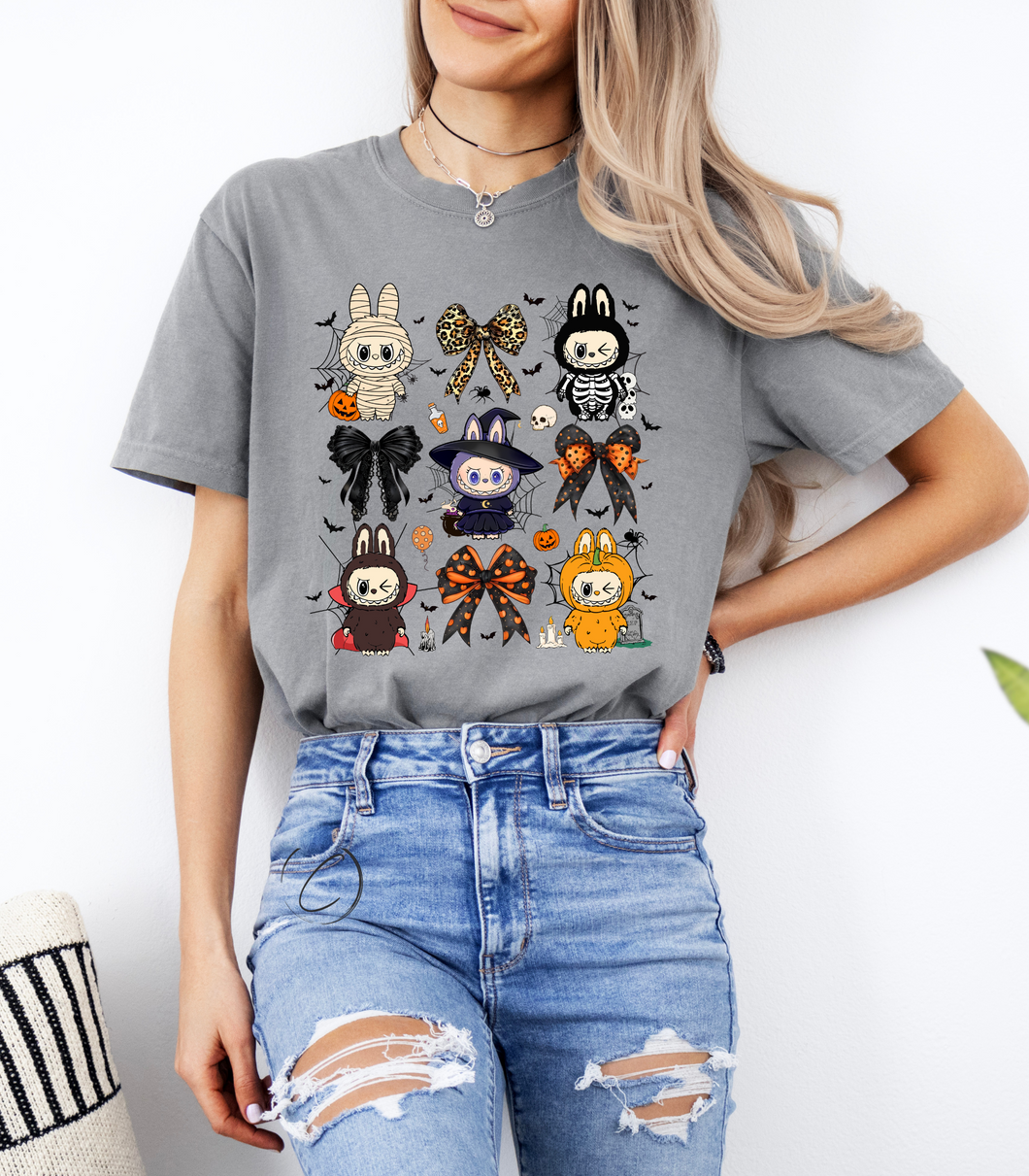 Coquette Bow Spooky Doll Graphic Tee