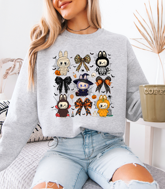 Coquette Bow Spooky Doll Sweatshirt