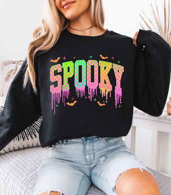 Neon SPOOKY Drip Sweatshirt