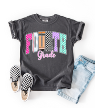 Load image into Gallery viewer, Fourth Grade YOUTH Grade School Graphic Tee
