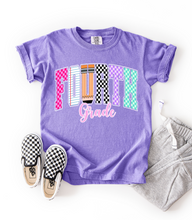 Load image into Gallery viewer, Fourth Grade YOUTH Grade School Graphic Tee