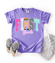 Load image into Gallery viewer, First Grade YOUTH Grade School Graphic Tee