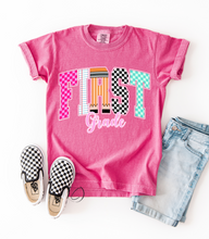 Load image into Gallery viewer, First Grade YOUTH Grade School Graphic Tee