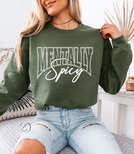 Load image into Gallery viewer, Mentally Spicy Check Sweatshirt