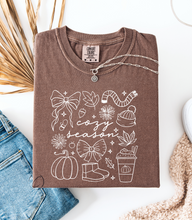 Load image into Gallery viewer, All Things Fall Cozy Season Graphic Tee